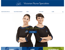 Tablet Screenshot of nursespecialists.com.au